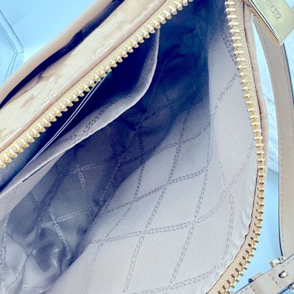 Michael Kors Avra Medium Convertible Sling Crossbody, bag, purse camel - Picture 11 of 12